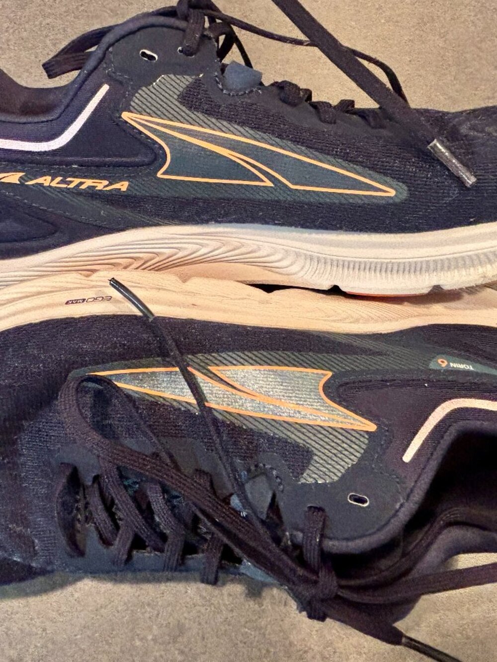 ~~Altra Torin Running Shoes Womens 9 Navy Orange Zero Drop..VGUC!!!!!!  *******B